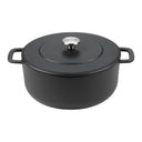 Combekk Braadpan met deksel Gietijzer Zwart ø 24 cm / 3.8 Liter - geëmailleerde anti-aanbaklaag