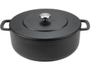 Combekk Braadpan met deksel Gietijzer Zwart ø 28 cm / 5.3 Liter - geëmailleerde anti-aanbaklaag