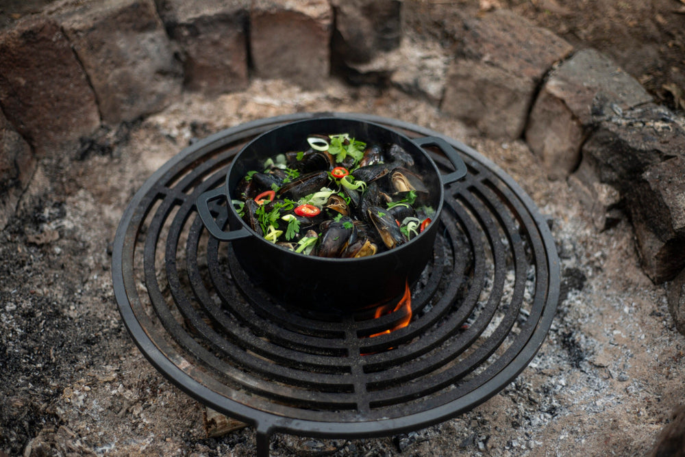 Combekk Braadpan met deksel Gietijzer Zwart ø 28 cm / 5.3 Liter - sfeerbeeld 2