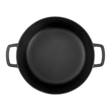 Combekk Braadpan met deksel Gietijzer Zwart ø 32 cm / 12 Liter - binnenkant