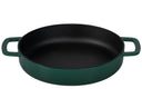 Combekk Koekenpan Skillet met 2 grepen Gietijzer Holly Green ø 28 cm - geëmailleerde anti-aanbaklaag