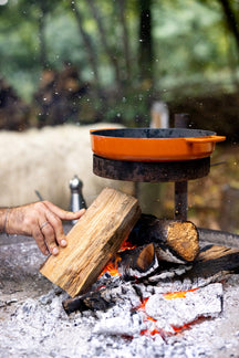 Combekk Koekenpan Skillet met 2 grepen Gietijzer Orange ø 24 cm - sfeerbeeld 4