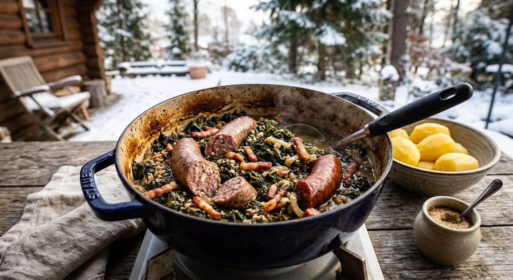 Een hartig Noord-Duits wintergerecht dat je tot op het bot warmt.