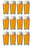 Cookinglife Bierglazen Fluitje 190 ml - 12 stuks