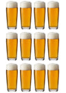 Cookinglife Bierglazen Fluitje 190 ml - 12 stuks