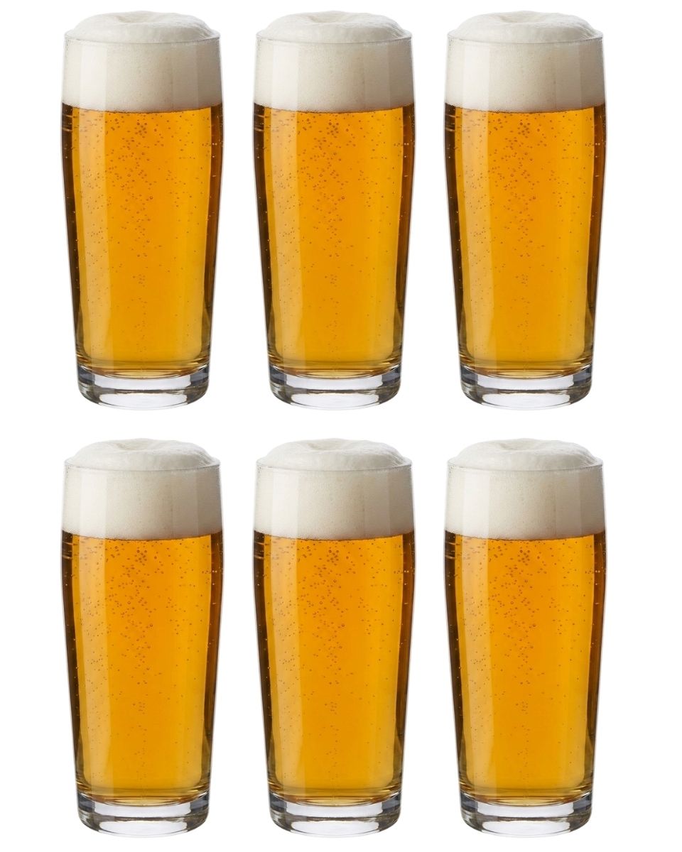 Cookinglife Bierglazen Fluitje 190 ml - 6 stuks