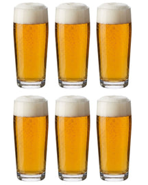 Cookinglife Bierglazen Fluitje 190 ml - 6 stuks