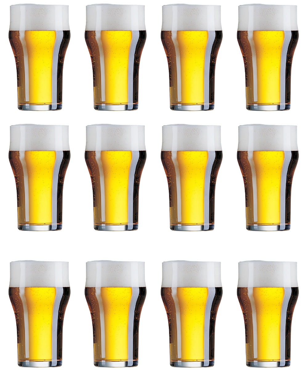 Cookinglife Engelse Bierglazen Nonic 340 ml - 12 stuks