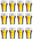Cookinglife Engelse Bierglazen Nonic 340 ml - 12 stuks