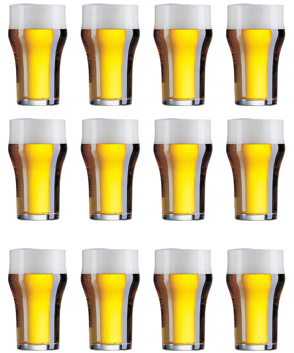 Cookinglife Engelse Bierglazen Nonic 340 ml - 12 stuks