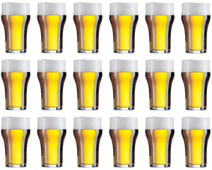 Cookinglife Engelse Bierglazen Nonic 340 ml - 18 stuks