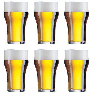 Cookinglife Engelse Bierglazen Nonic 340 ml - 6 stuks