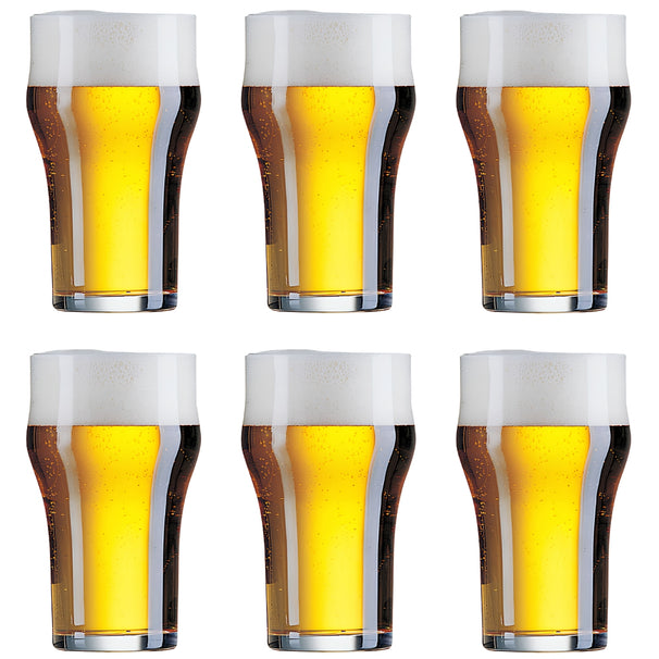 Cookinglife Engelse Bierglazen Nonic 340 ml - 6 stuks