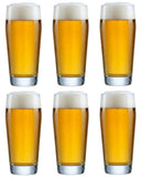 Cookinglife Duitse Bierglazen Willybecher 330 ml - 6 stuks