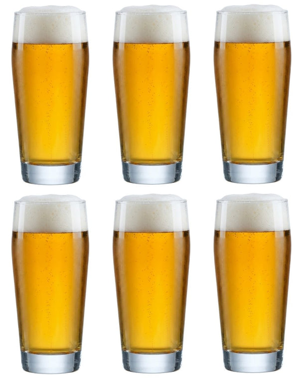 Cookinglife Duitse Bierglazen Willybecher 330 ml - 6 stuks