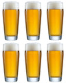 Cookinglife Duitse Bierglazen Willybecher 330 ml - 6 stuks