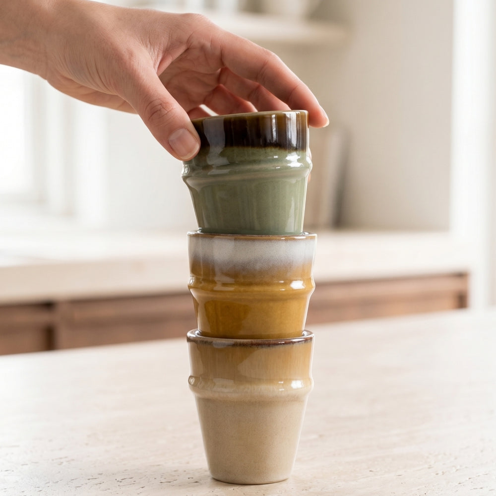 Cookinglife Espresso kopjes Nomad Ridge 100 ml - 6 stuks