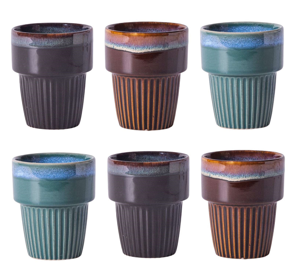 Cookinglife Koffiekopjes / Senseo kopjes - Horizon - 200 ml - 6 stuks
