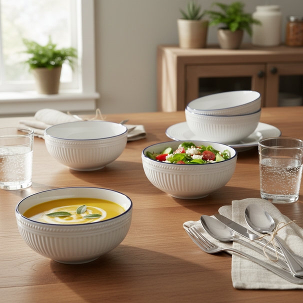 Cookinglife Soepkommen / Kommen Whitmore ø 15.5 cm - 6 stuks