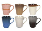 Studio Tavola Cappuccinokopjes - Koffiebekers met oor - Earth - 310 ml - 6 stuks