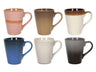Studio Tavola Cappuccinokopjes - Koffiebekers met oor - Earth - 310 ml - 6 stuks