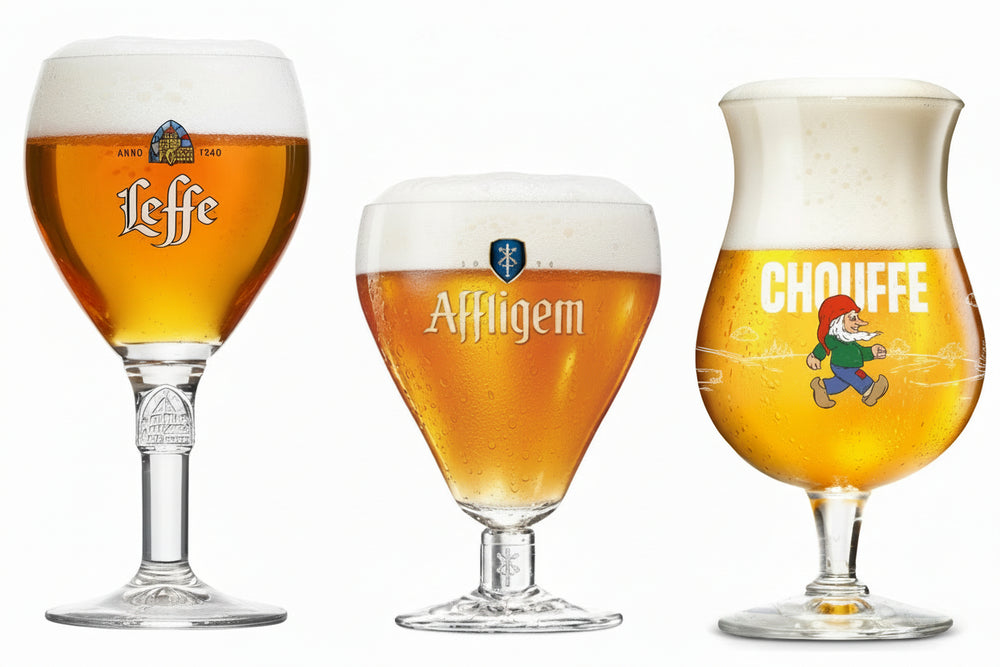 Bierglazen cadeau set - 3 stuks