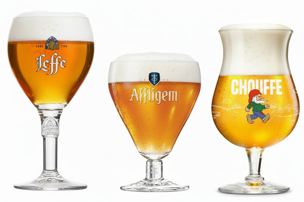Bierglazen cadeau set - 3 stuks