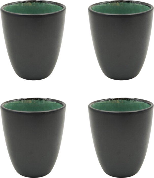 Koffiekopjes Borneo 190 ml - 4 stuks - Cookinglife