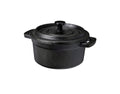 Cookinglife Serveerpannetje Gietijzer Ø 10 cm - Zwarte Tapas Pan - 275 ml