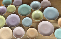 Cookinglife Diepe Borden / Pastaborden Pastel Harmony ø 21 cm - 6 Stuks