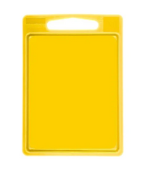 Cookinglife Snijplank met sapgeul 35 x 25 x 0.85 cm - Geel