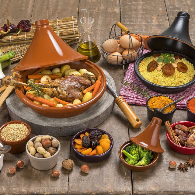 Hoe gebruik je een tajine op inductie, gas, elektrisch of houtskool?