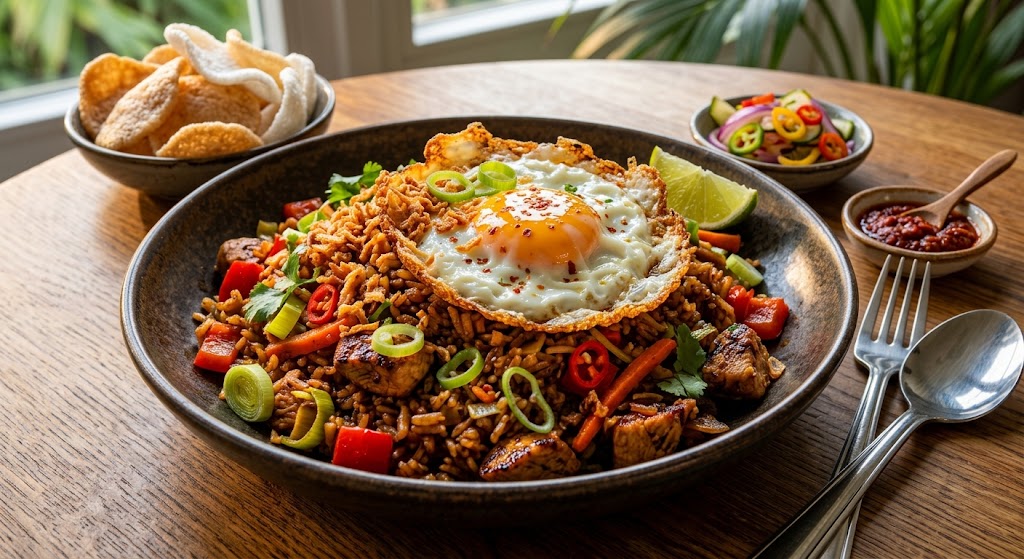 Een klassieker die je thuis makkelijk naast het afhaalrestaurant neerzet.
