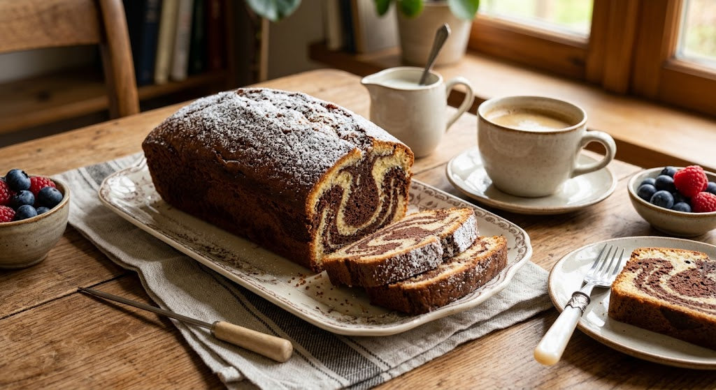 De klassieke marmercake die iedereen raakt