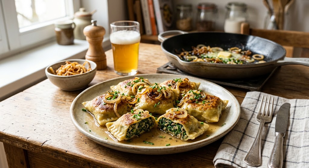 Gevulde Zwabische pasta die je recht in je hart raakt
