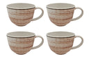 Cosy & Trendy Mokken Sintra Terracotta 350 ml - 4 stuks