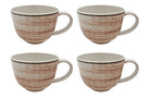 Cosy & Trendy Mokken Sintra Terracotta 350 ml - 4 stuks