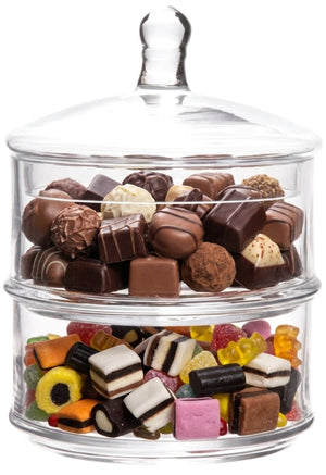 Cosy & Trendy Bonbonnière Glas - 2-laags - Ø 12 cm