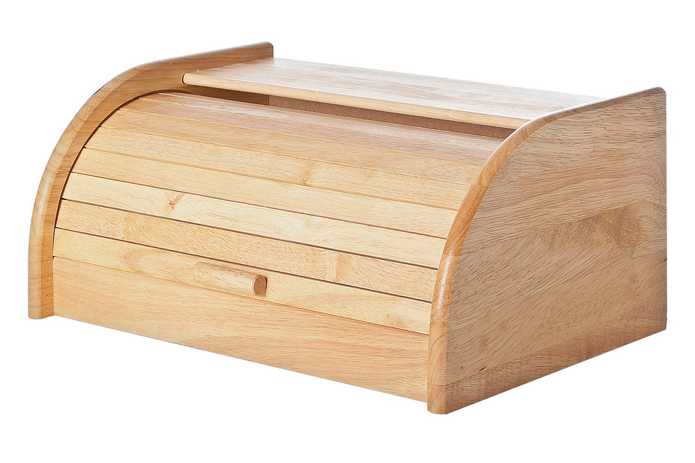 Cosy & Trendy Broodtrommel Hout Roldeksel - 40 x 27 x 18 cm