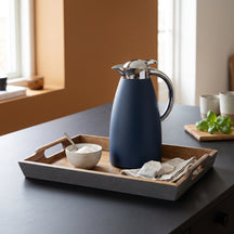 Cosy & Trendy Dienblad Grijs Acacia met Handvatten - 35.5 x 25 cm