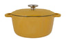 Cosy & Trendy Braadpan met deksel Fontestic Gietijzer Amber Gold Ø 20 cm / 2.7 Liter - geëmailleerde anti-aanbaklaag