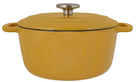 Cosy & Trendy Braadpan met deksel Fontestic Gietijzer Amber Gold Ø 24 cm / 4.6 Liter - geëmailleerde anti-aanbaklaag