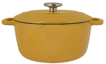 Cosy & Trendy Braadpan met deksel Fontestic Gietijzer Amber Gold Ø 24 cm / 4.6 Liter - geëmailleerde anti-aanbaklaag