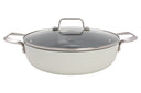 Cosy & Trendy Hapjespan met deksel Cerapro Clay ø 28 cm - keramische anti-aanbaklaag