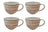 Cosy & Trendy Mokken Sintra Terracotta 350 ml - 4 stuks