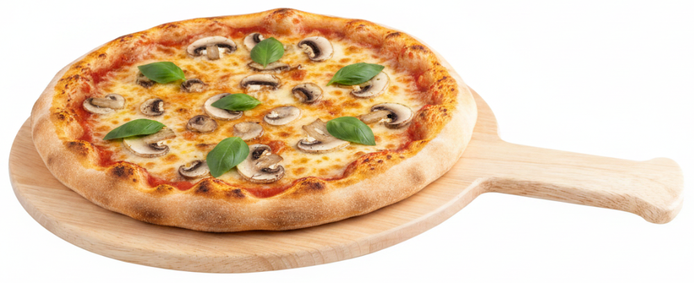 Cosy & Trendy Serveerplank / Pizzaplank Rubberwood - 43.5 x 32 cm