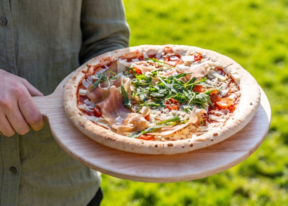 Cosy & Trendy Serveerplank / Pizzaplank Rubberwood - 43.5 x 32 cm