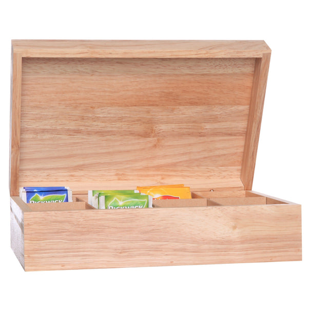 Cosy & Trendy Theedoos - Theekist - Hout - 8 vakken - 29 x 19 x 9 cm