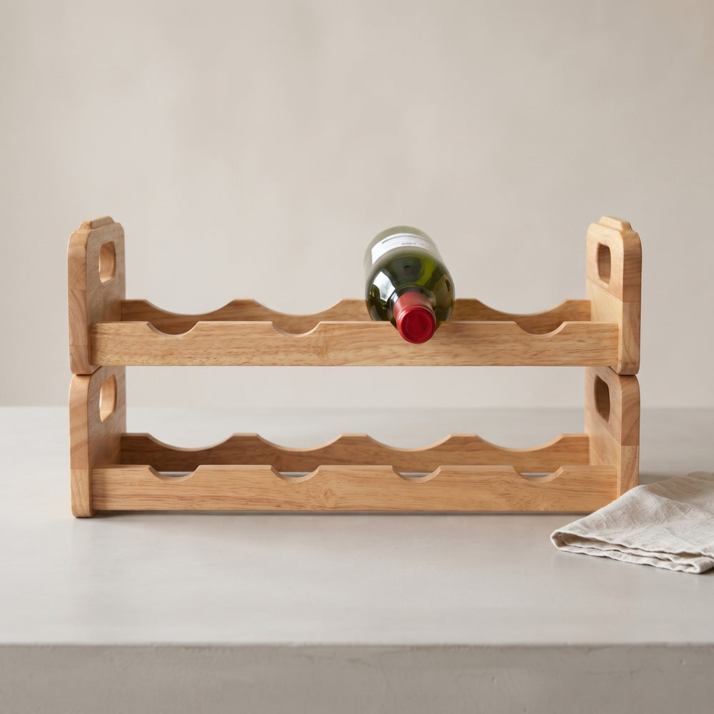 Cosy & Trendy Wijnrek Hout - Stapelbaar - 4 flessen
