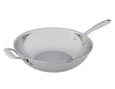 Cosy & Trendy Wokpan Classic RVS ø 30 cm - geschikt voor alle warmtebronnen - zonder anti-aanbaklaag